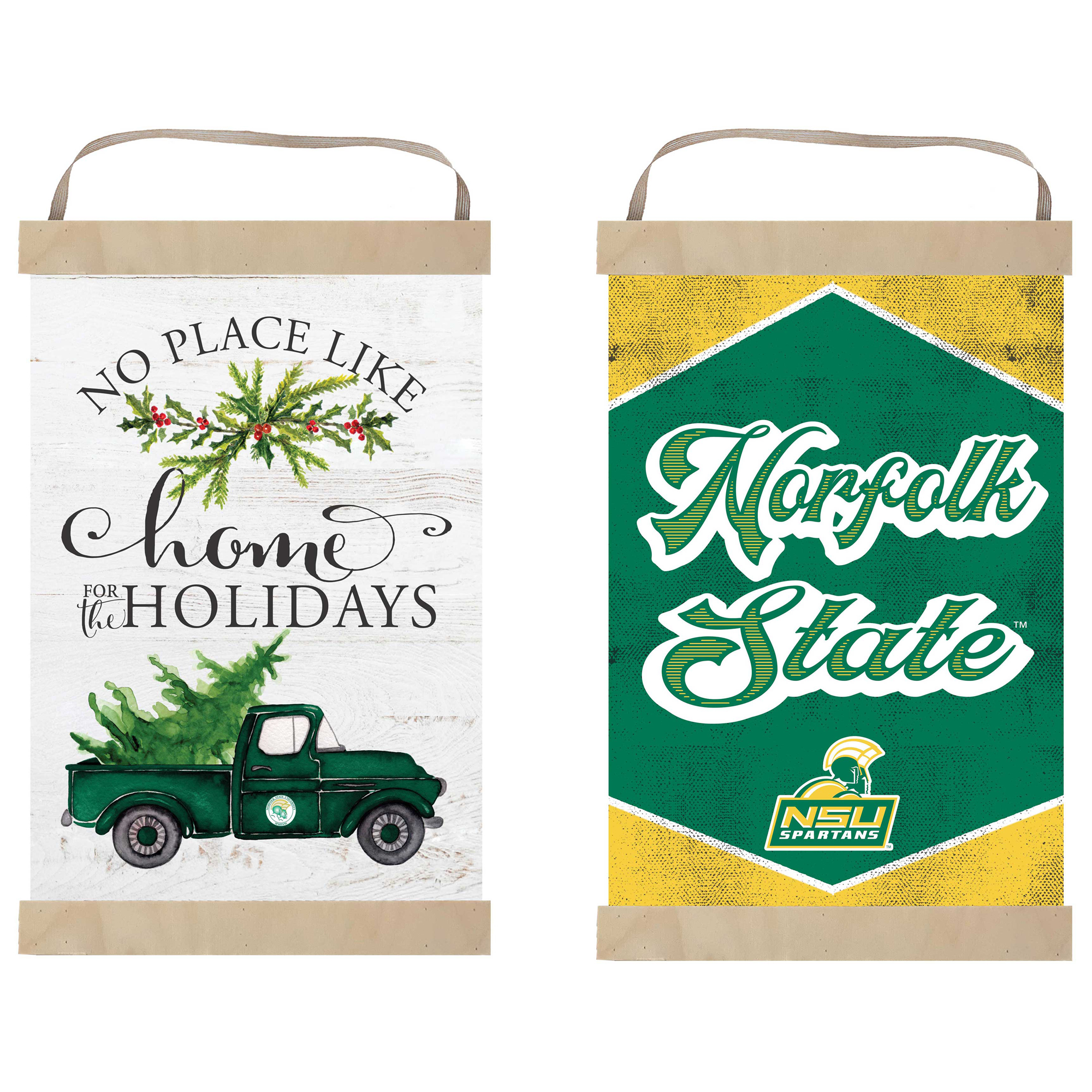 Norfolk State Spartans 12" x 20" Reversible Banner Sign