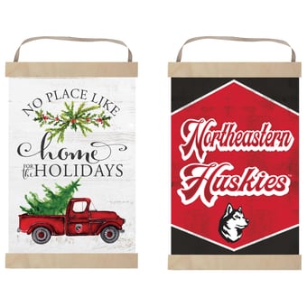 Northeastern Huskies 12" x 20" Reversible Banner Sign