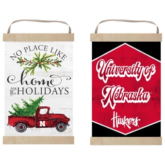 Nebraska Huskers 12" x 20" Reversible Banner Sign