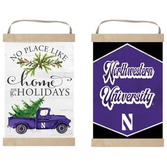 Northwestern Wildcats 12" x 20" Reversible Banner Sign