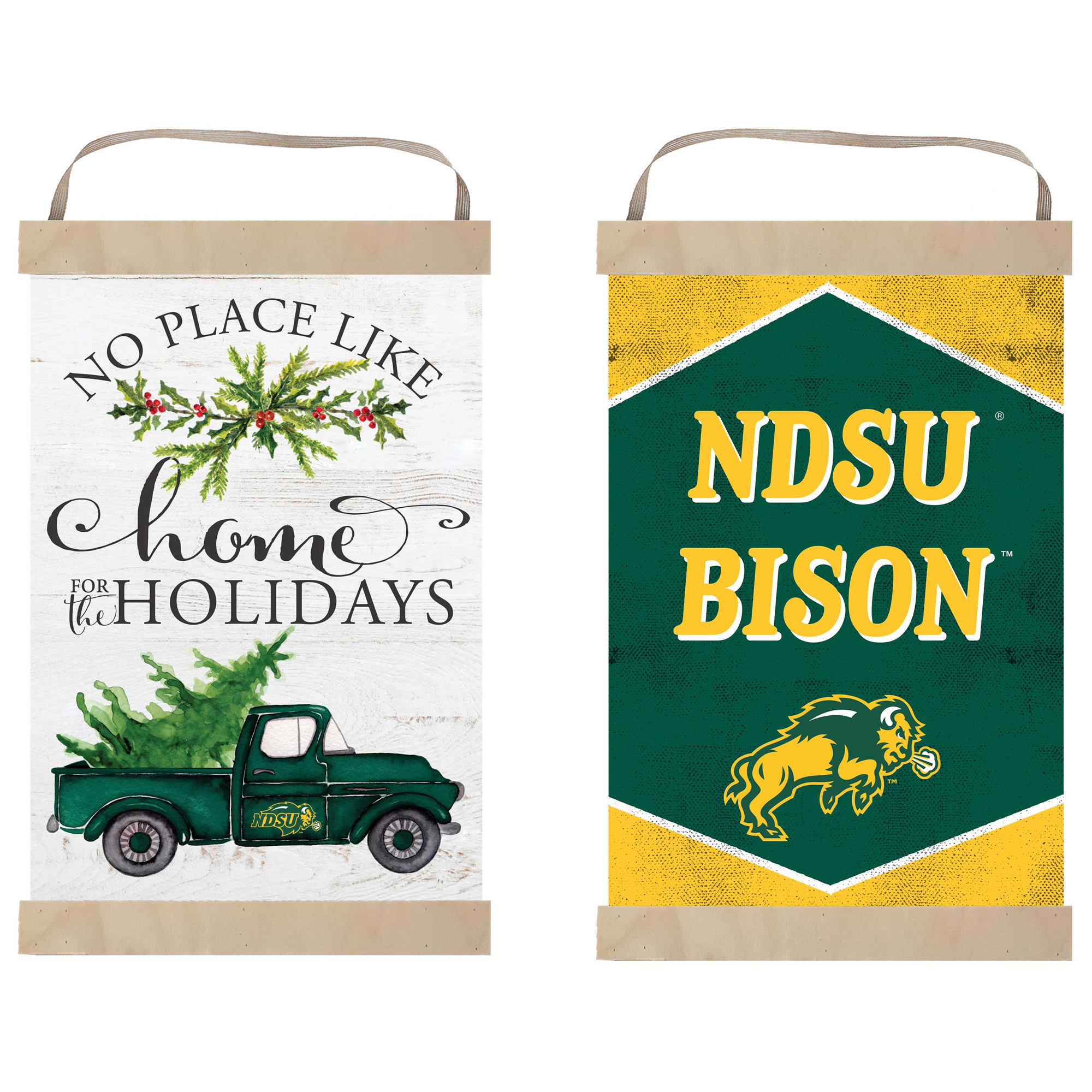NDSU Bison 12" x 20" Reversible Banner Sign