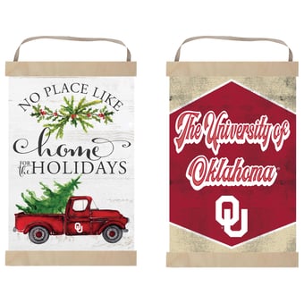 "Oklahoma Sooners 12"" x 20"" Reversible Banner Sign"