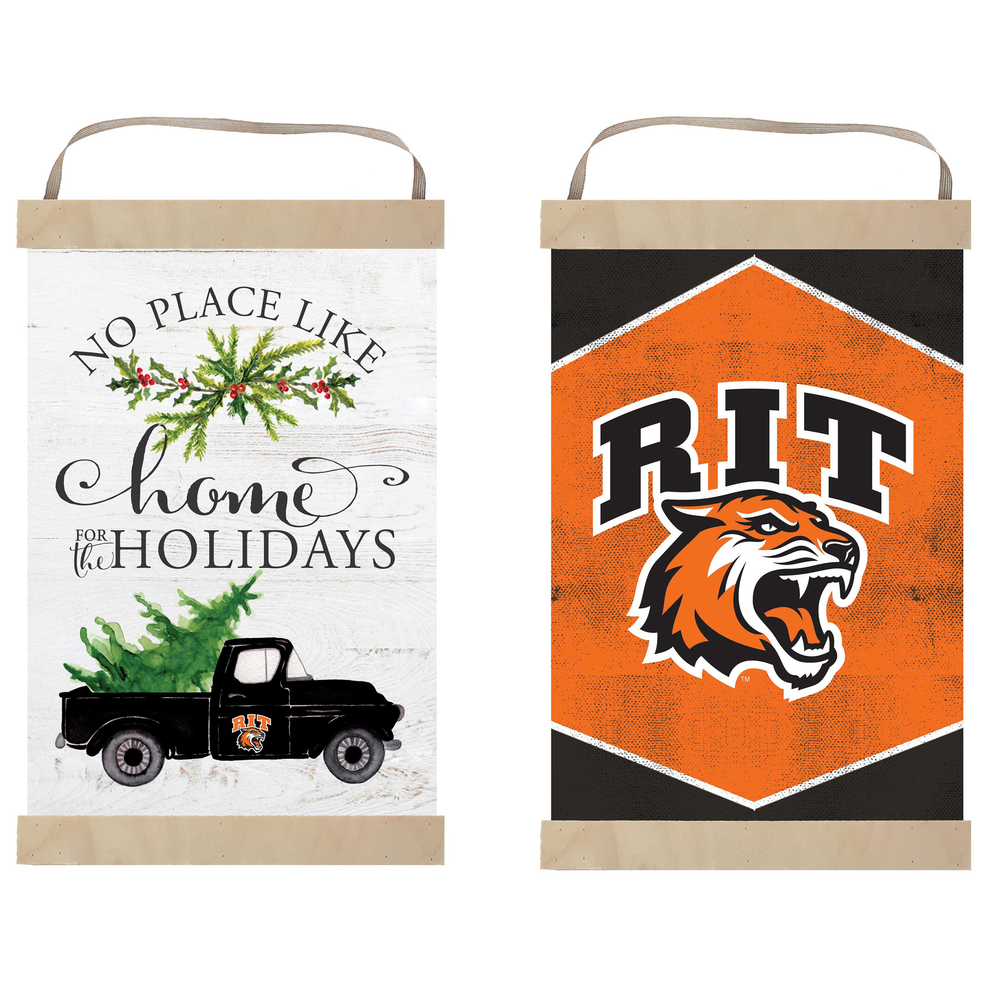 Rochester Institute of Technology Tigers 12" x 20" Reversible Banner Sign