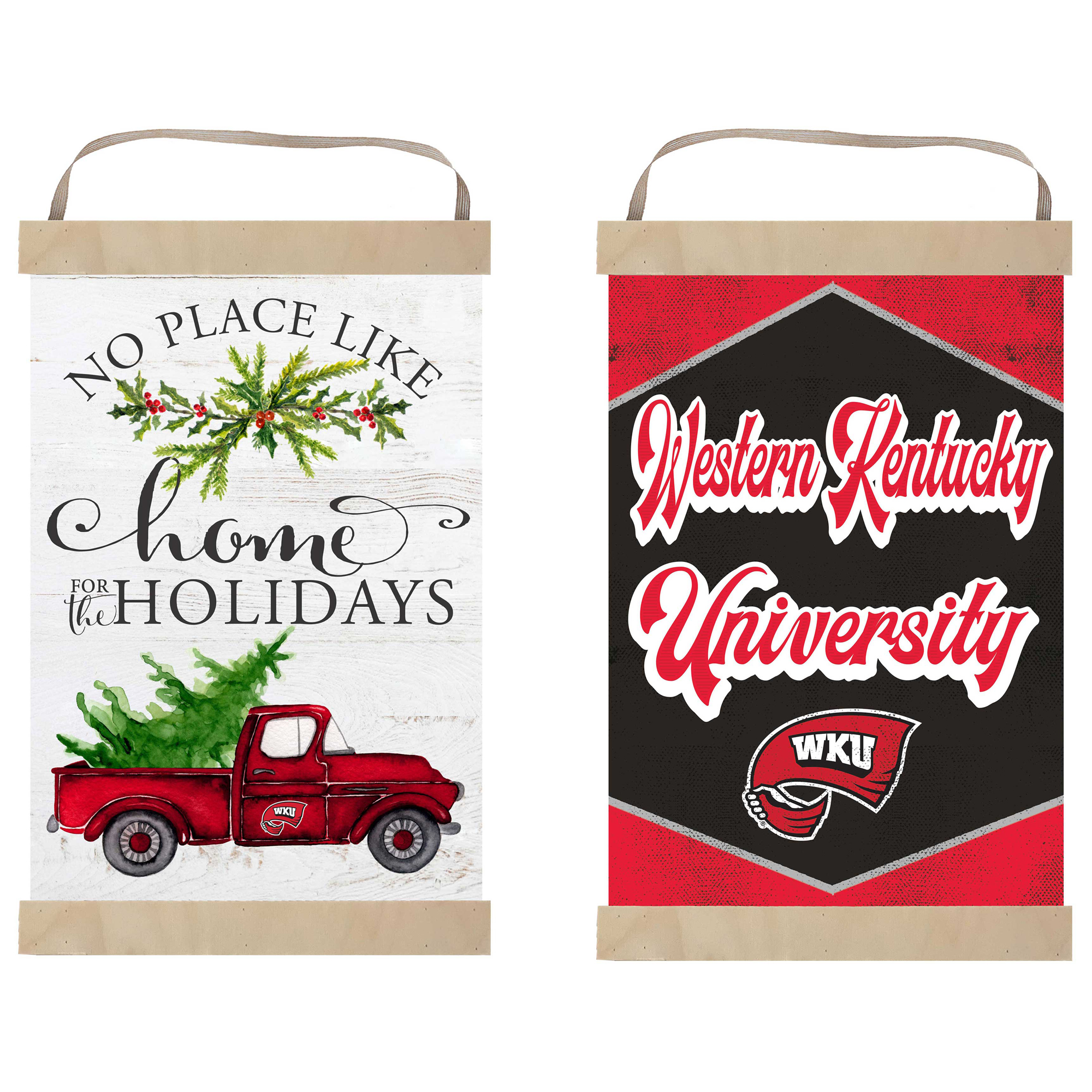 Western Kentucky Hilltoppers 12" x 20" Reversible Banner Sign