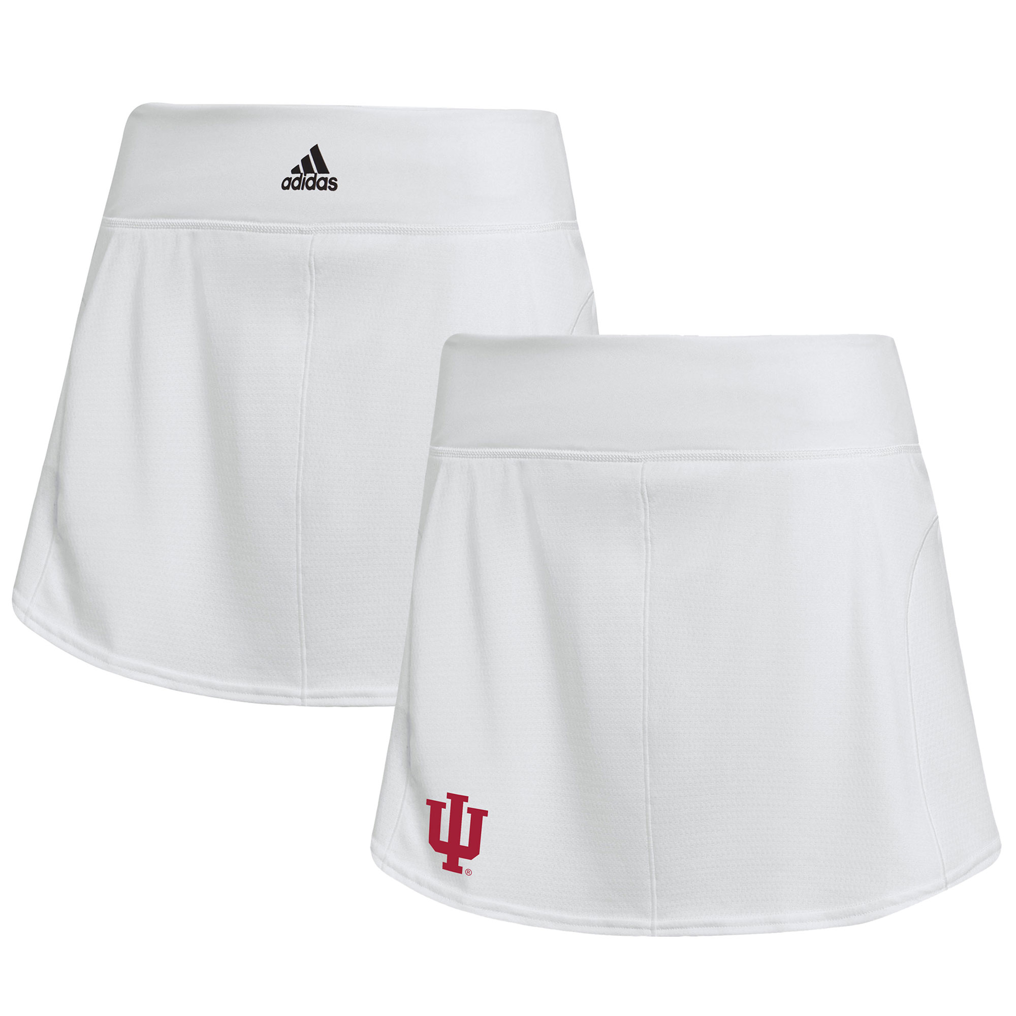 Women’s adidas White Indiana Hoosiers Sideline Tennis Match Skirt Women’s adidas White Indiana Hoosiers Sideline Tennis Match Skirt