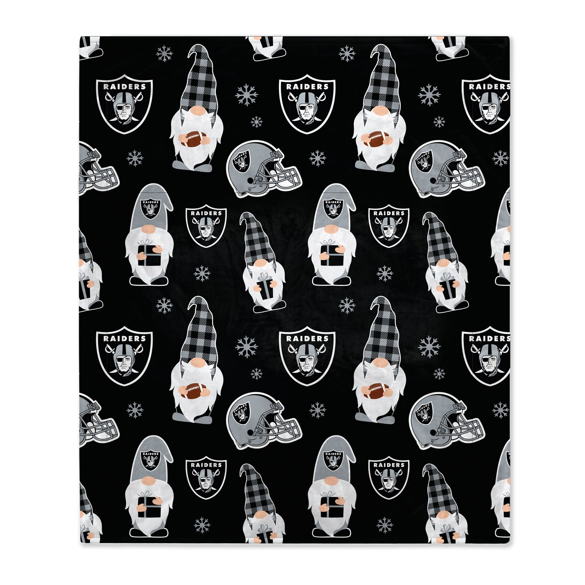 Las Vegas Raiders 60" x 70" Gnome Helmet Blanket
