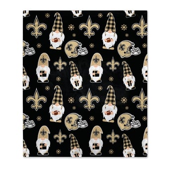 New Orleans Saints 60" x 70" Gnome Helmet Blanket