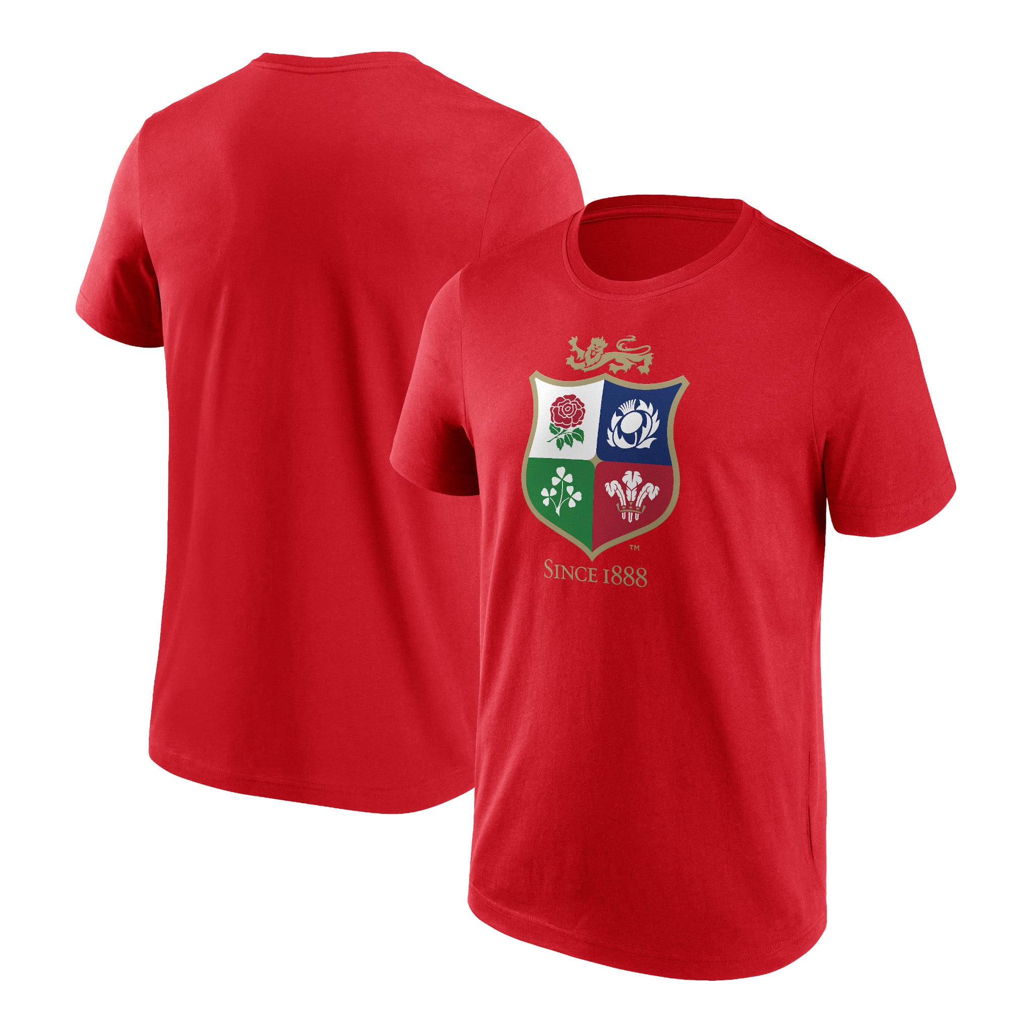 T-shirt avec logo des Lions britanniques et irlandais - Rouge: retailer-supplied image