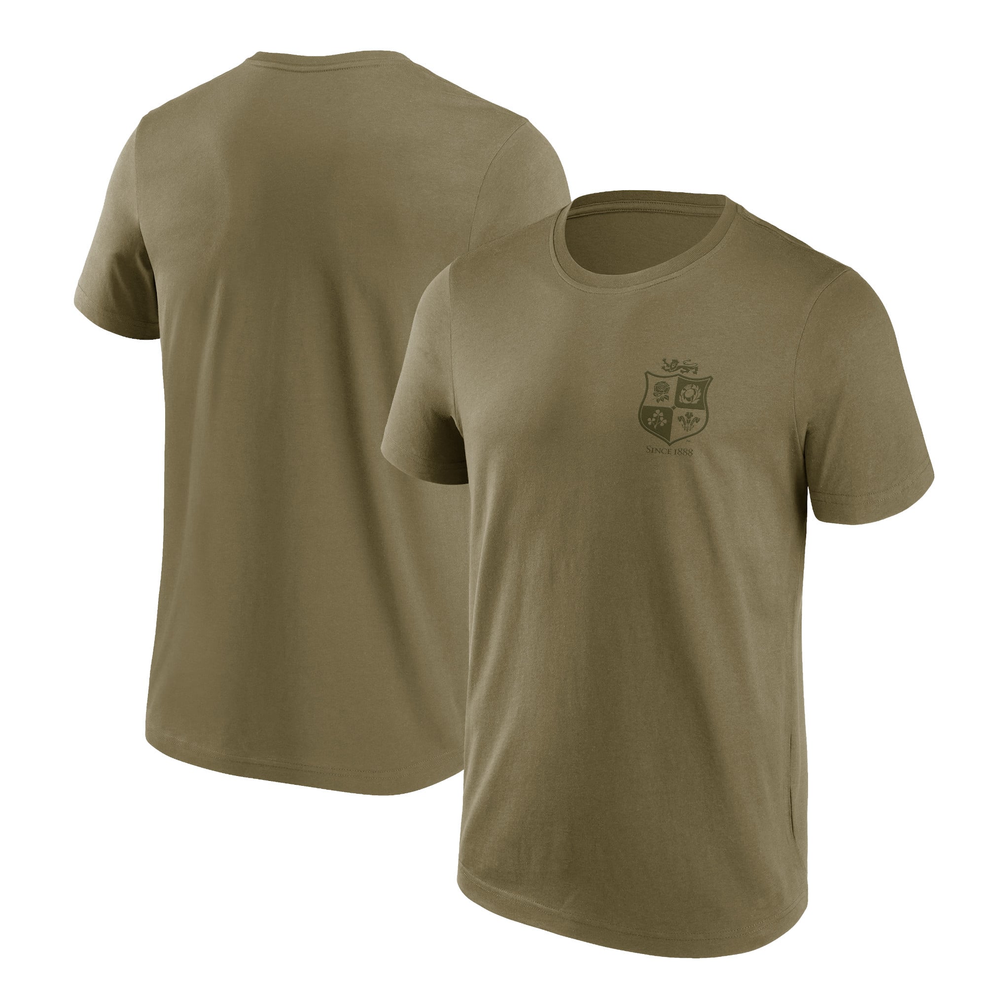 Camiseta con estampado gráfico y monograma pequeño de British & Irish Lions - Verde: retailer-supplied image