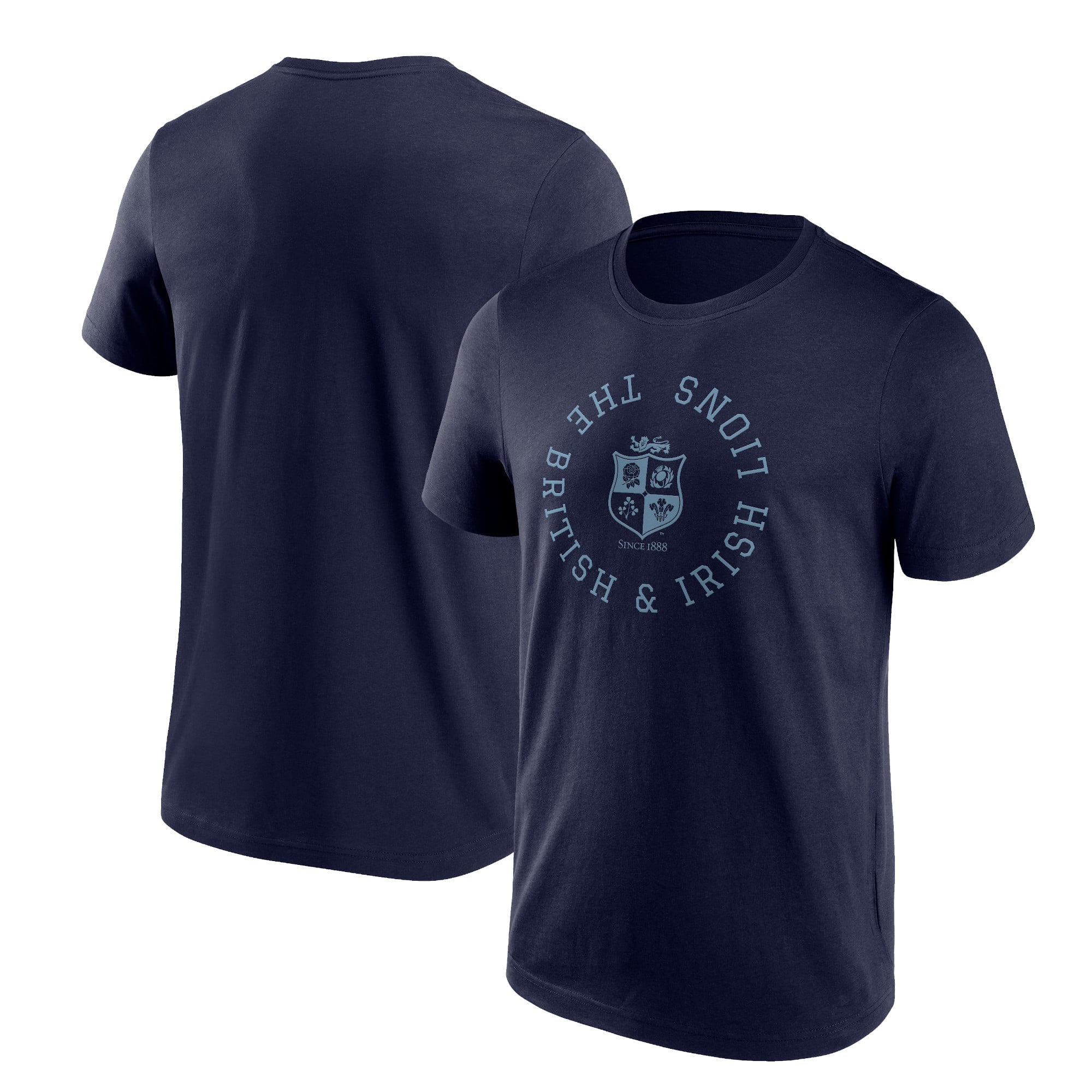 Camiseta con gráfico de bucle de leones británicos e irlandeses - Azul marino: retailer-supplied image