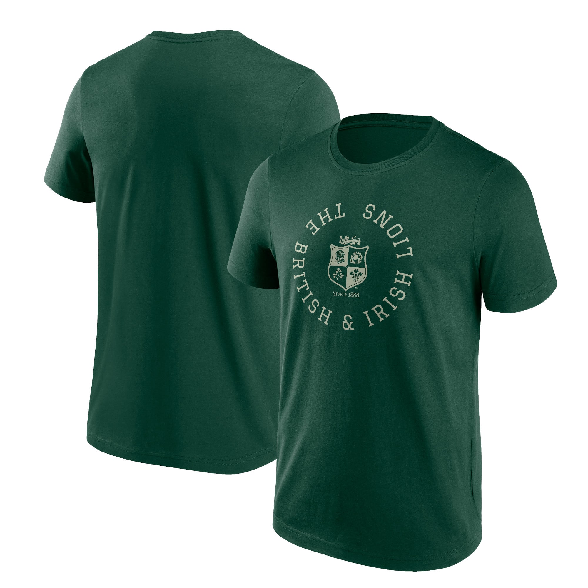 T-shirt graphique à boucle des Lions britanniques et irlandais - Vert: retailer-supplied image