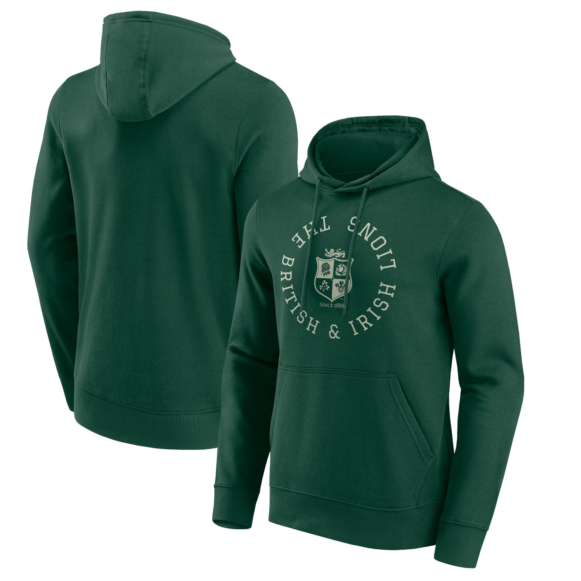 Sweat à capuche graphique British & Irish Lions Loop - Vert: retailer-supplied image