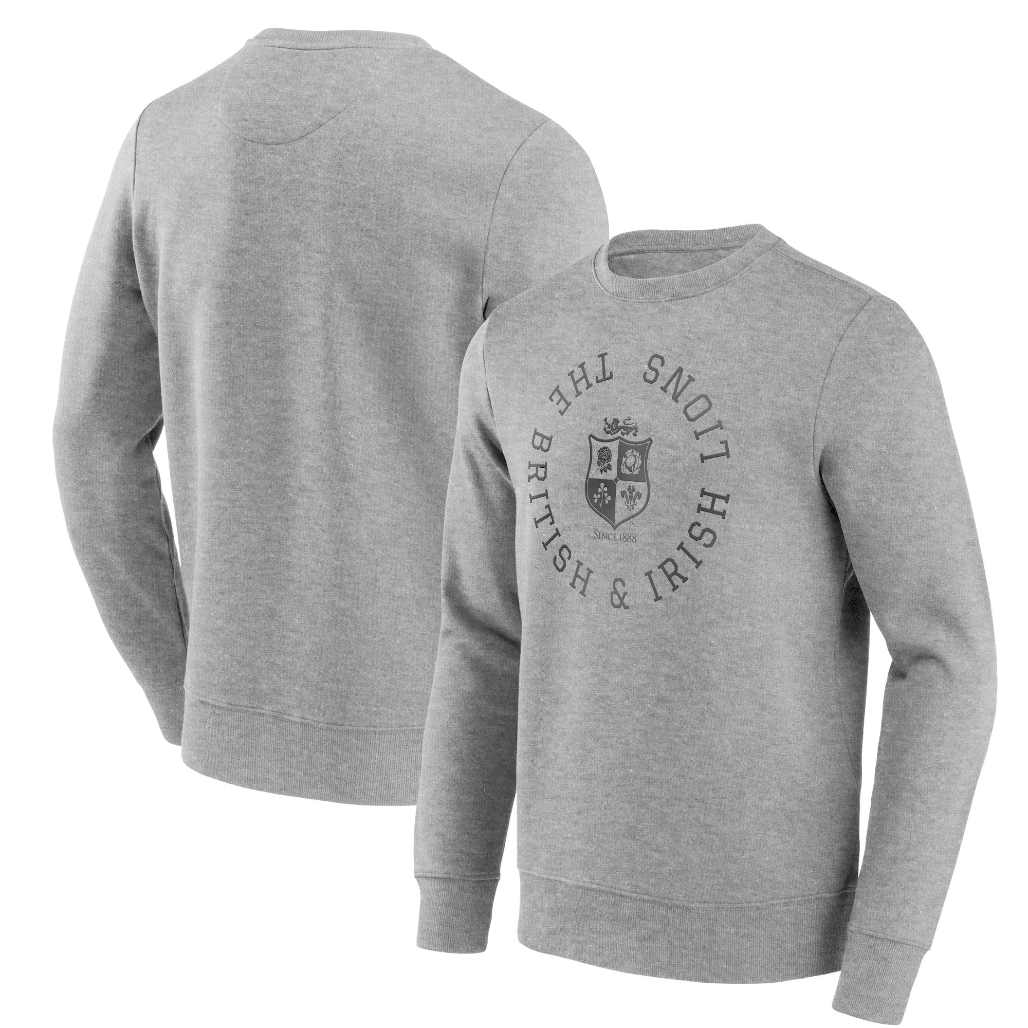 Sudadera con cuello redondo y estampado de leones británicos e irlandeses - Gris: retailer-supplied image