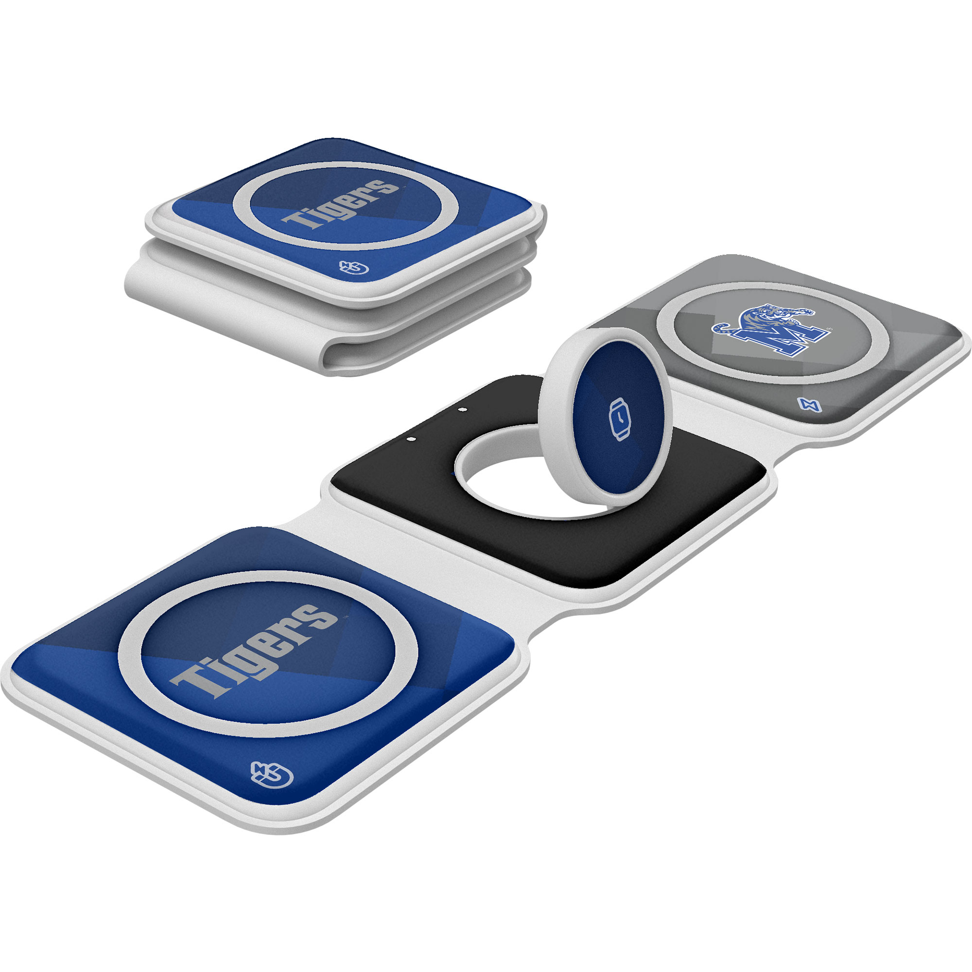 Keyscaper Memphis Tigers 3-in-1 Foldable Charger