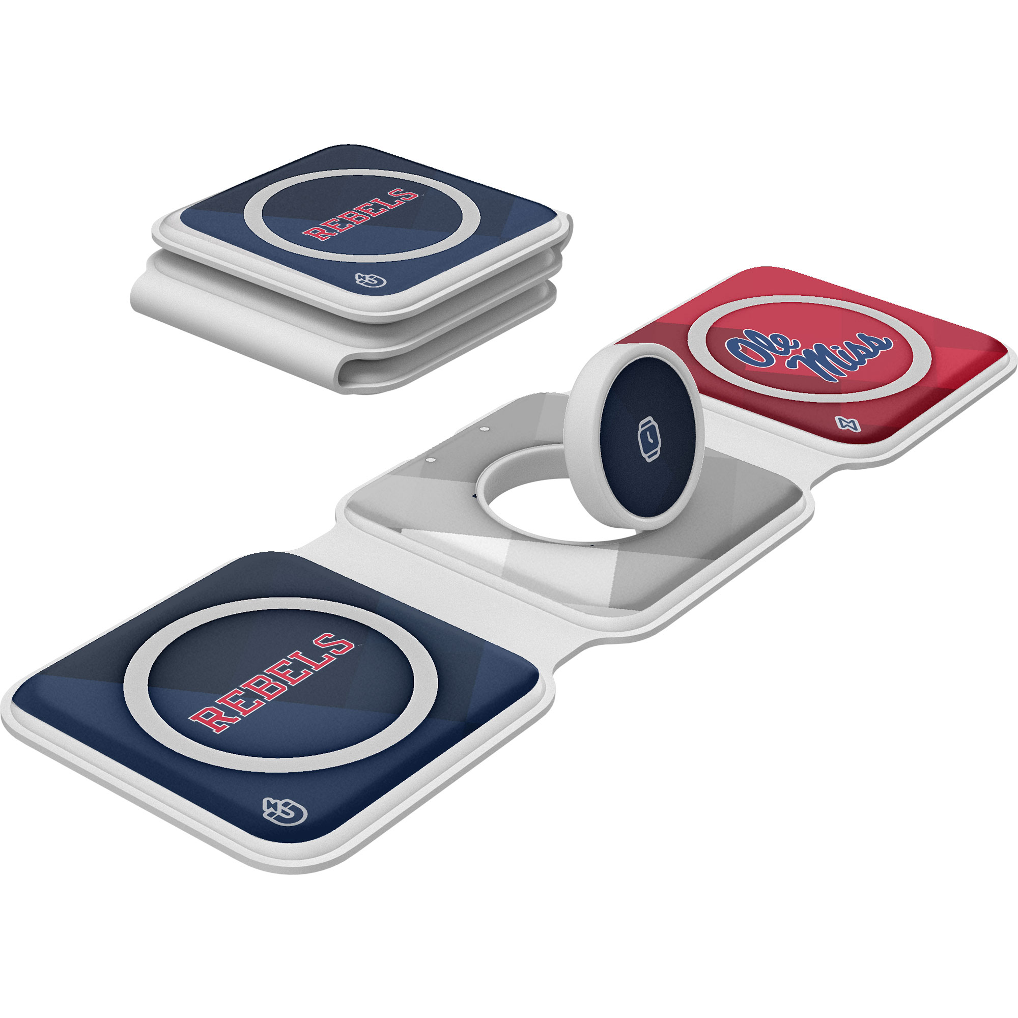 Keyscaper Ole Miss Rebels 3-in-1 Foldable Charger