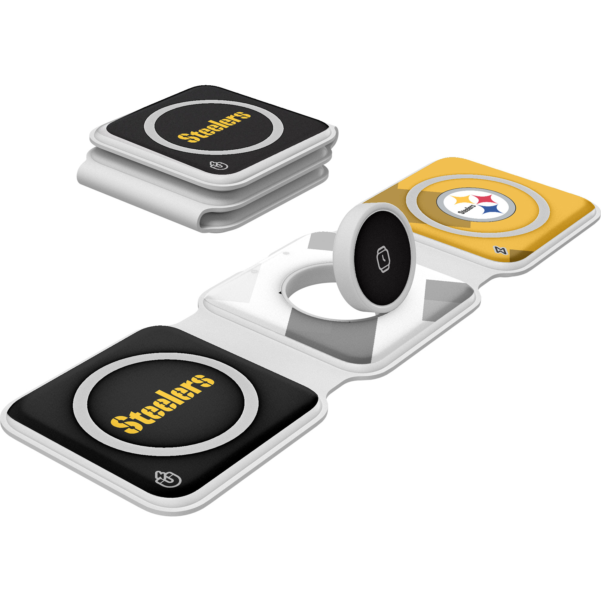 Keyscaper Pittsburgh Steelers 3-in-1 Foldable Charger