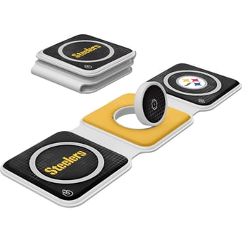 Keyscaper Pittsburgh Steelers 3-in-1 Foldable Charger