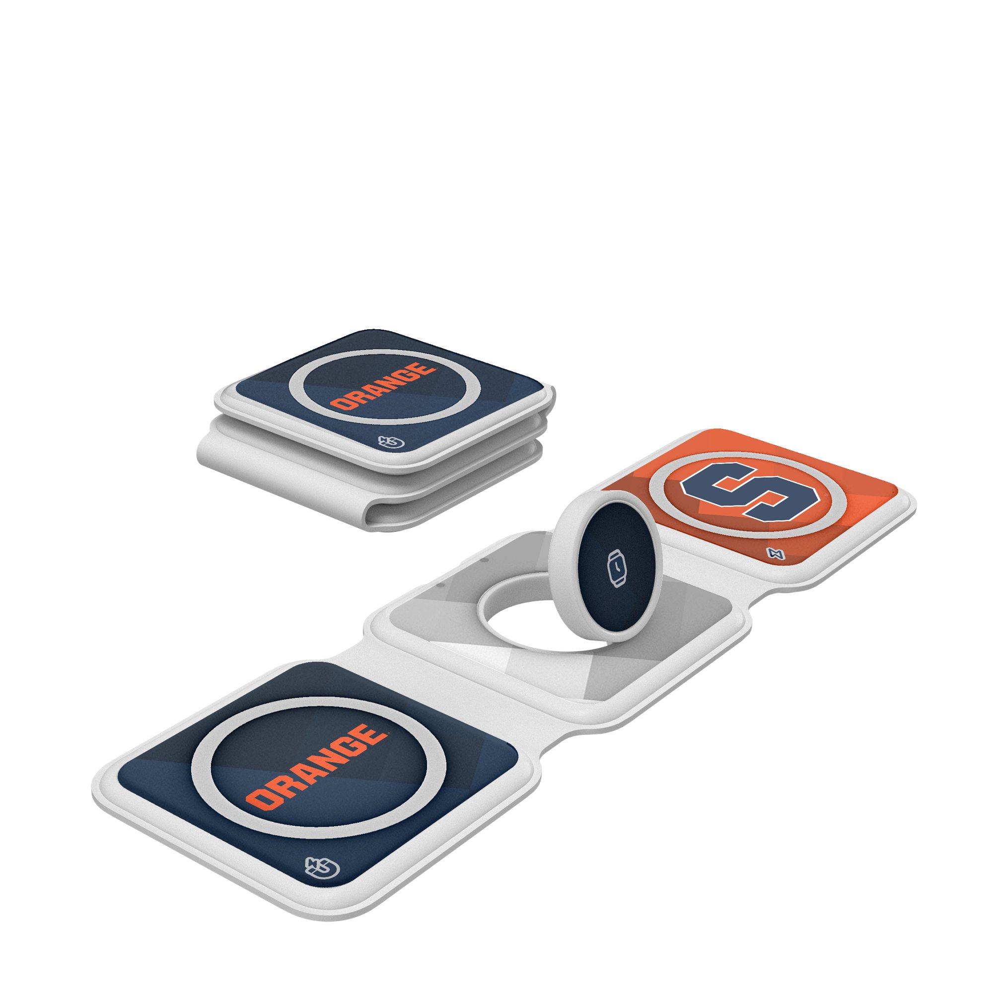 Keyscaper Syracuse Orange 3-in-1 Foldable Charger