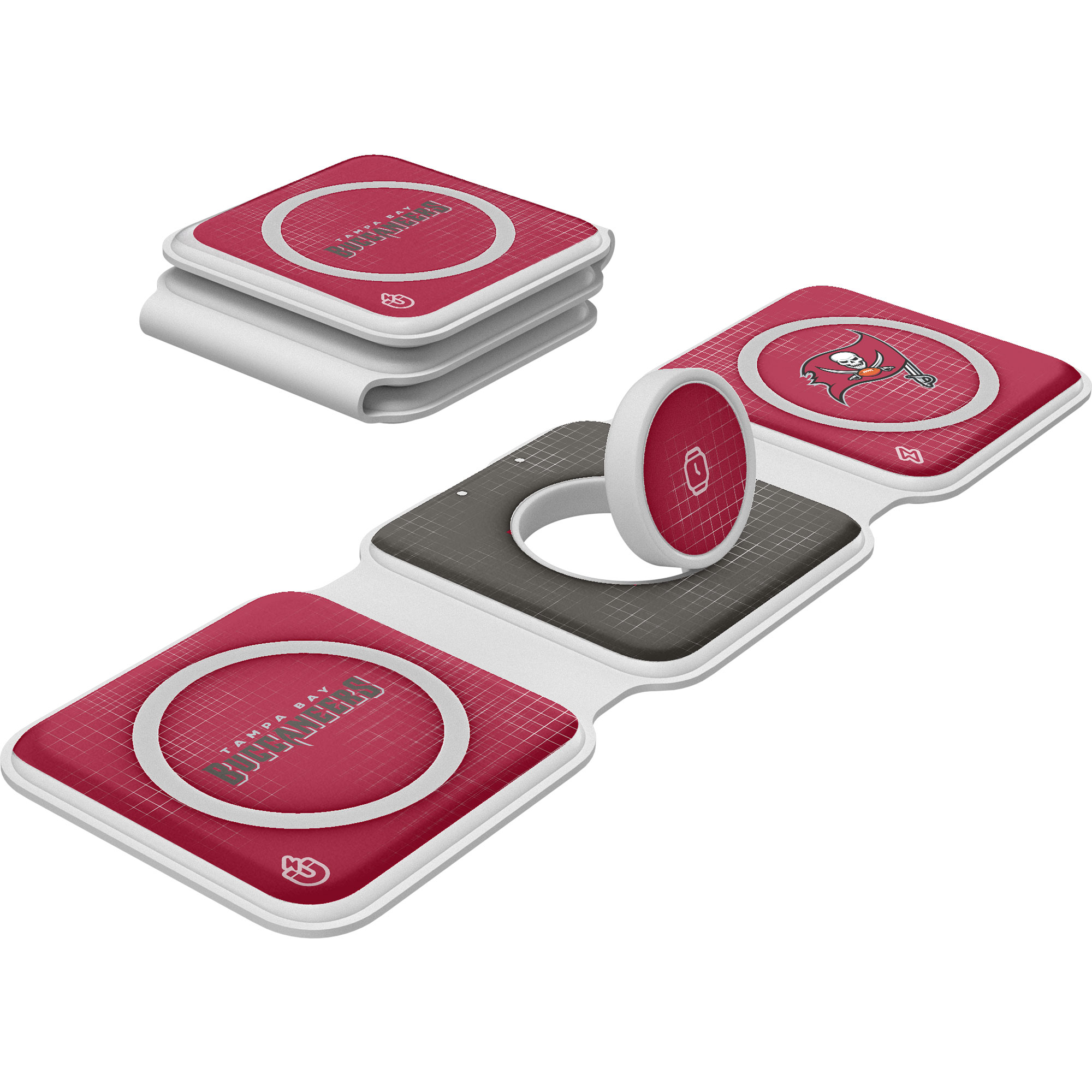 Keyscaper Tampa Bay Buccaneers 3-in-1 Foldable Charger Keyscaper Tampa Bay Buccaneers 3-in-1 Foldable Charger
