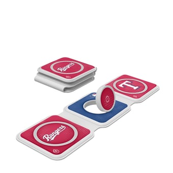 Keyscaper Texas Rangers 3-in-1 Foldable Charger