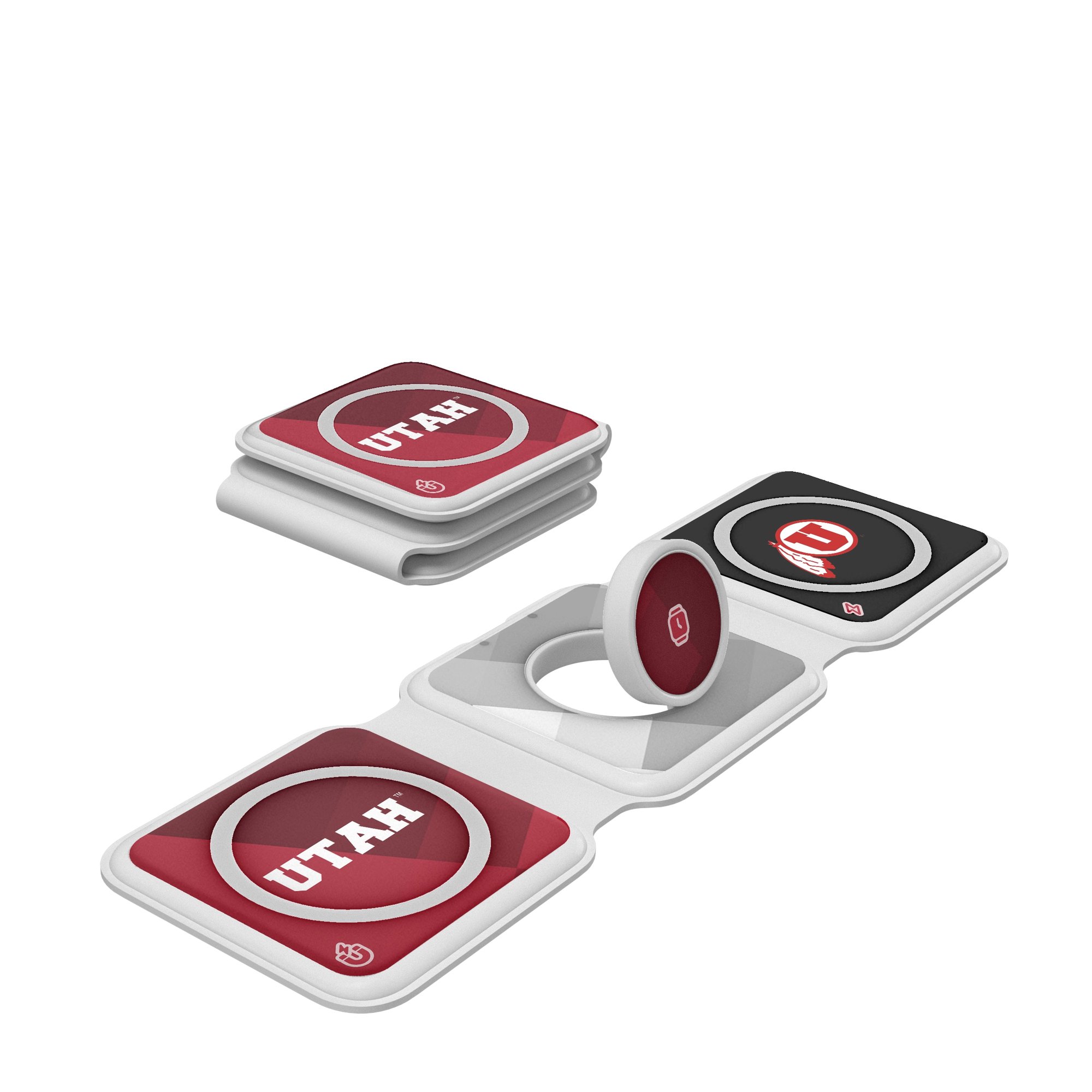 Keyscaper Utah Utes 3-in-1 Foldable Charger