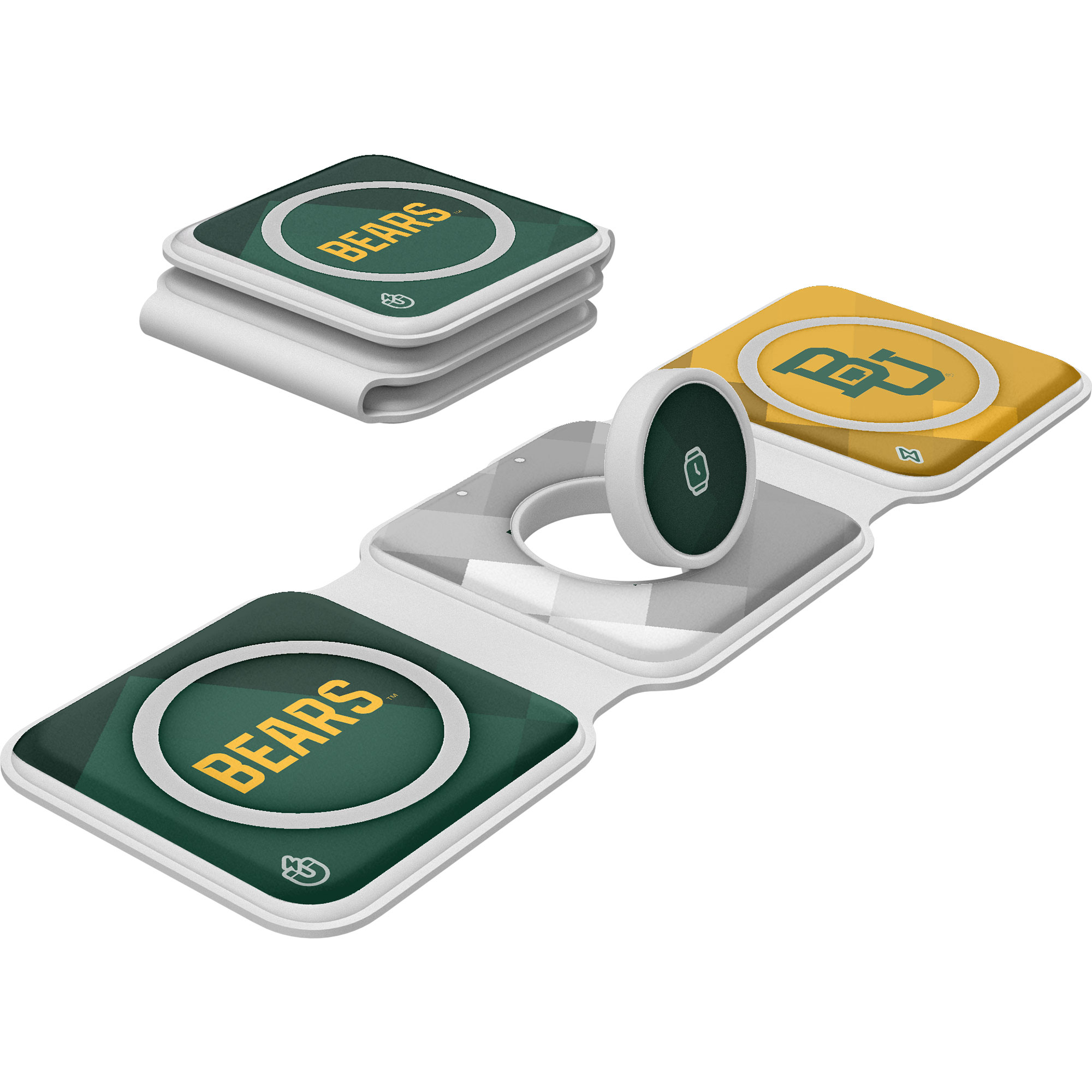 Keyscaper Baylor Bears 3-in-1 Foldable Charger