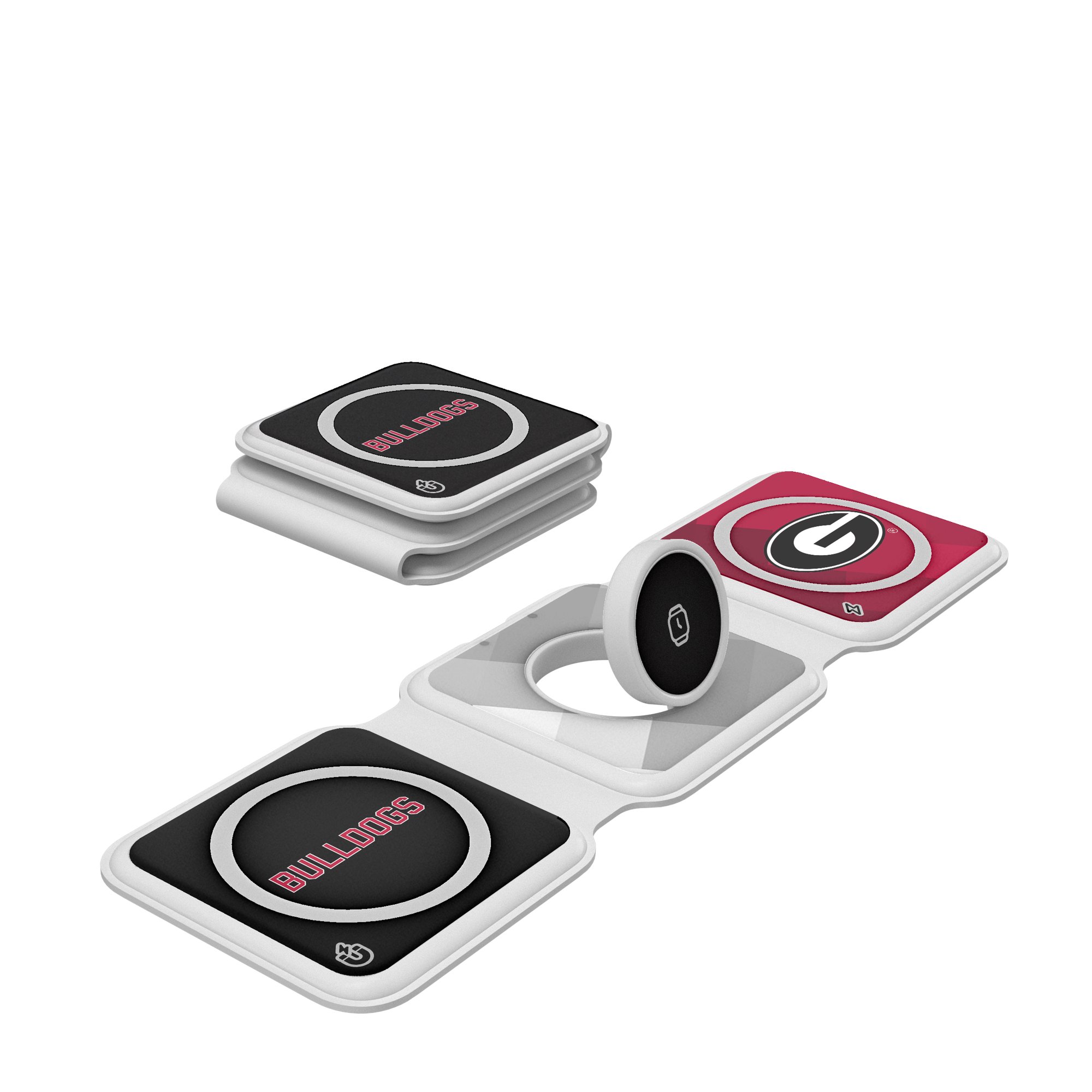 Keyscaper Georgia Bulldogs 3-in-1 Foldable Charger