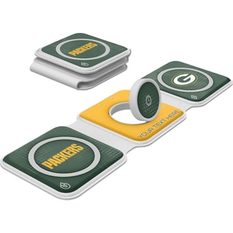 Keyscaper Green Bay Packers Personalized 3-in-1 Foldable Charger