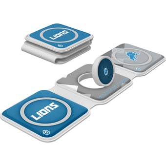 Keyscaper Detroit Lions Personalized 3-in-1 Foldable Charger