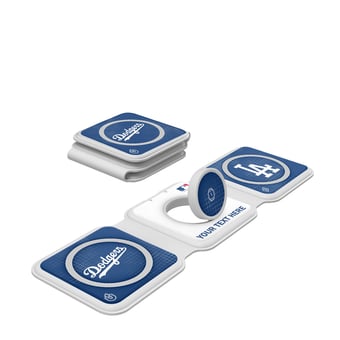 Keyscaper Los Angeles Dodgers Personalized 3-in-1 Foldable Charger