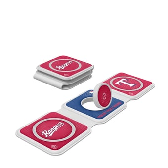 Keyscaper Texas Rangers Personalized 3-in-1 Foldable Charger