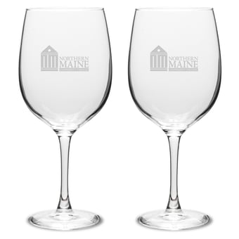 NMCC Falcon Two-Piece 19oz. Traditional Wine Glass Set