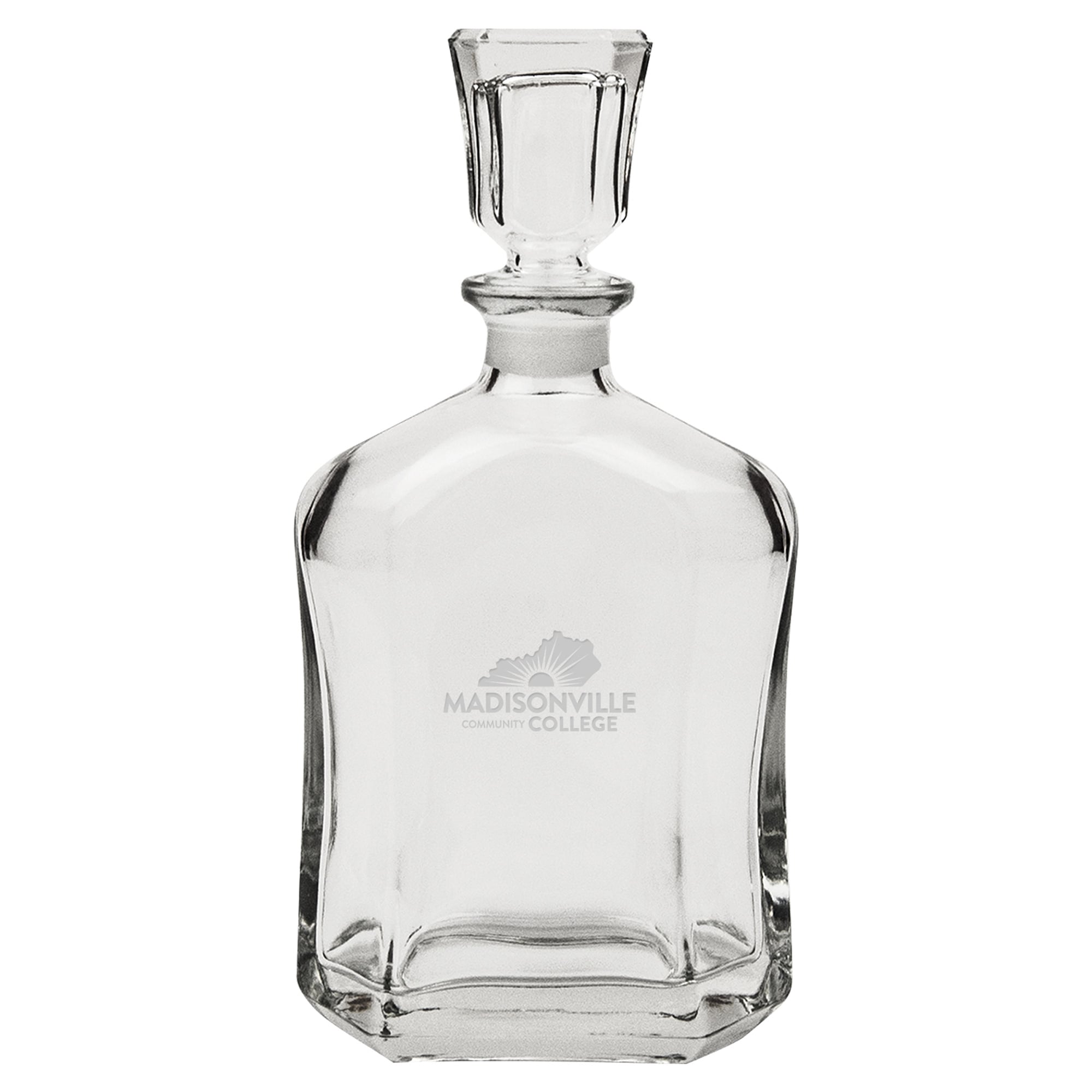 Madisonville Community College 23.75oz. Crystal Whisky Decanter