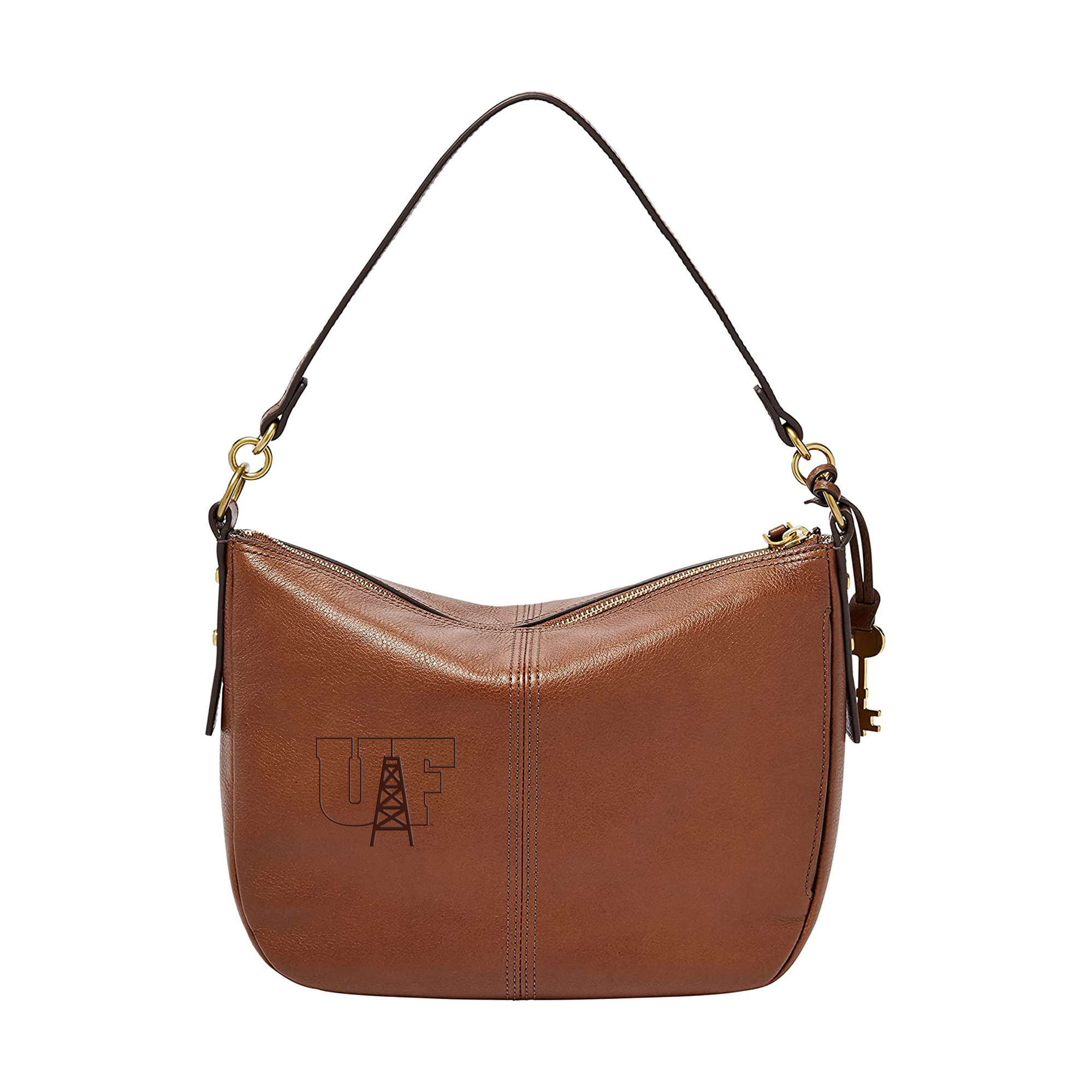 Women's Fossil  Brown Findlay Oilers Jolie Crossbody Bag