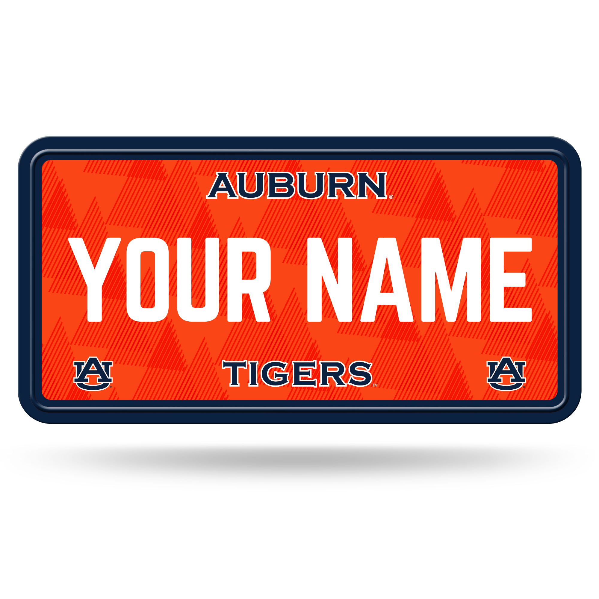 Auburn Tigers 6" x 12" Personalized License Plate