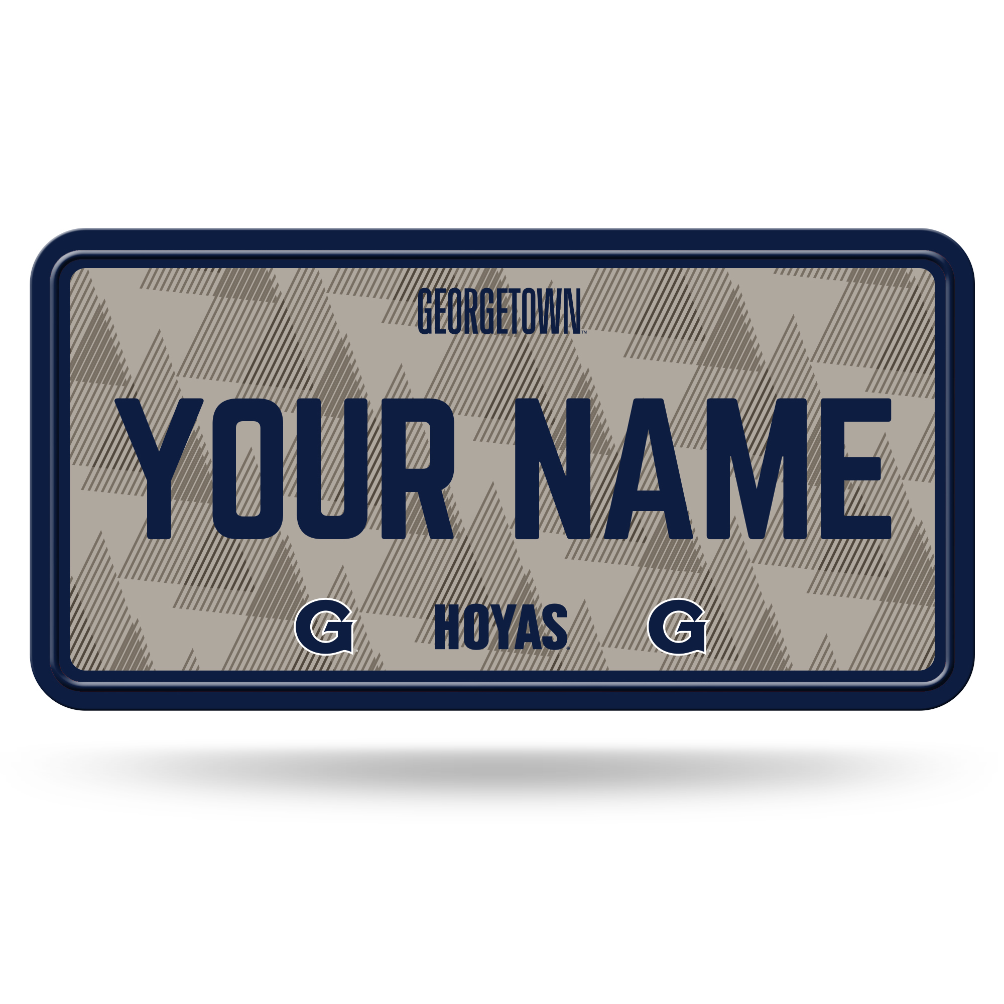 Georgetown Hoyas 6" x 12" Personalized License Plate