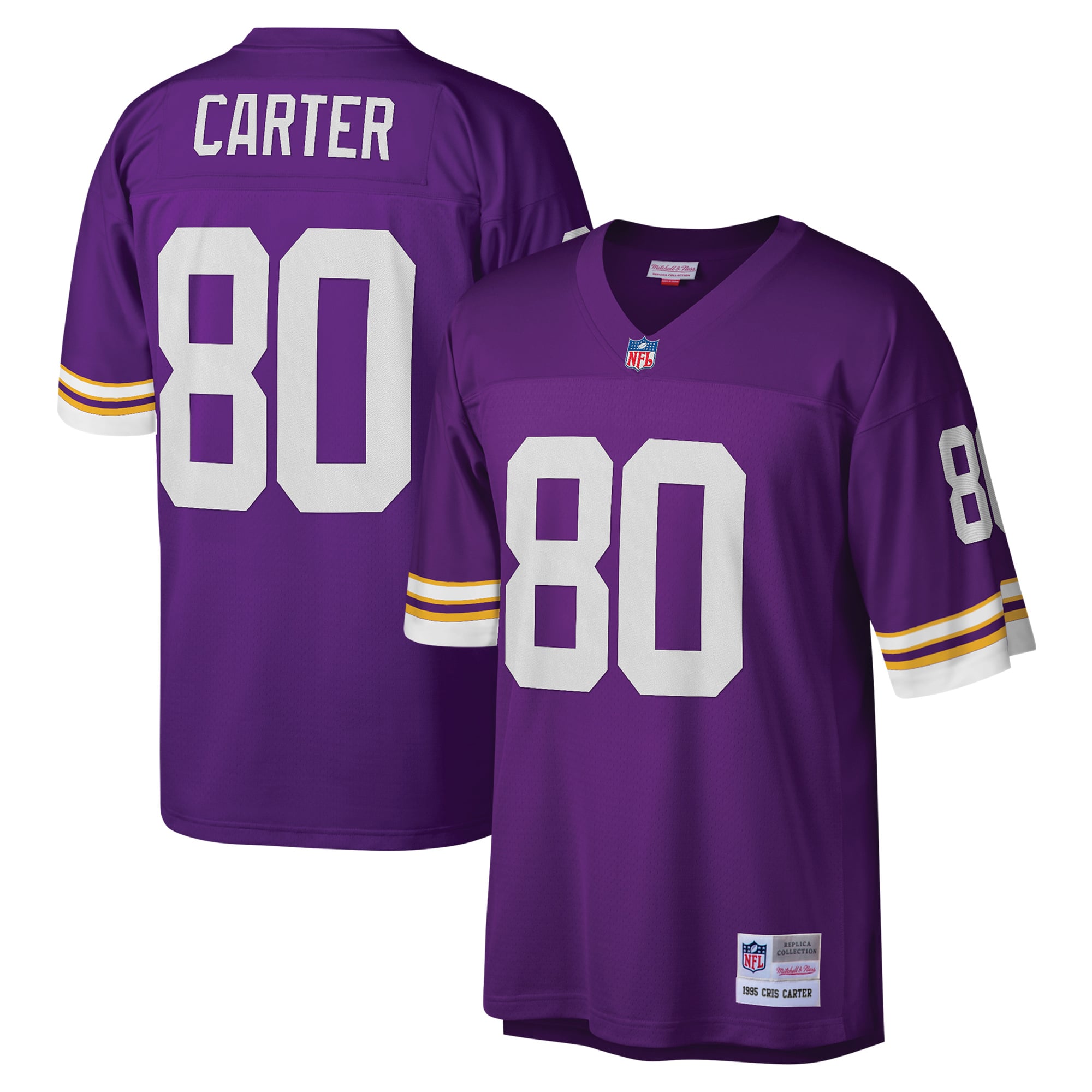 Chris Carter Minnesota Vikings 1995 Mitchell & Ness Purple Legacy Jersey