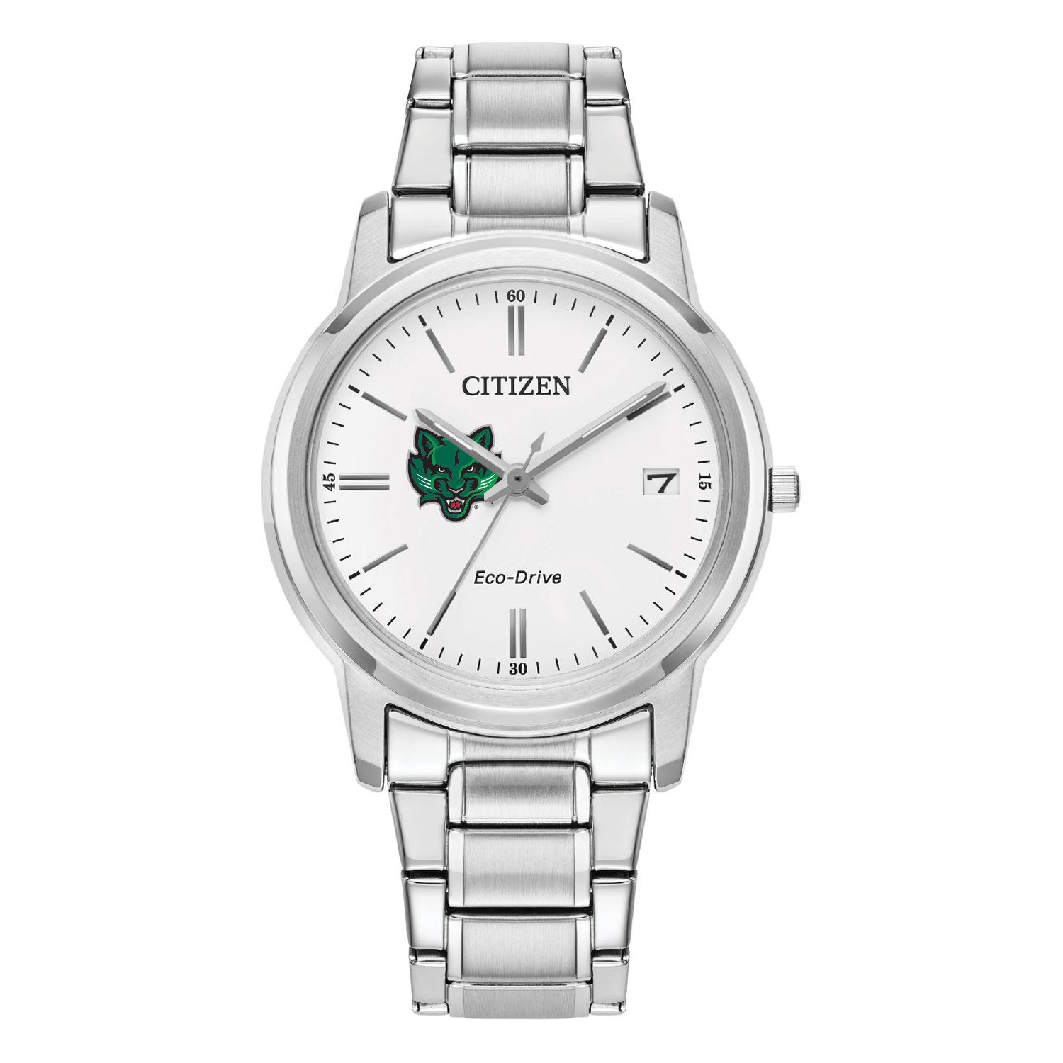 Women's Citizen Watch  Silver Binghamton Bearcats Eco-Drive White Dial Stainless Steel Watch