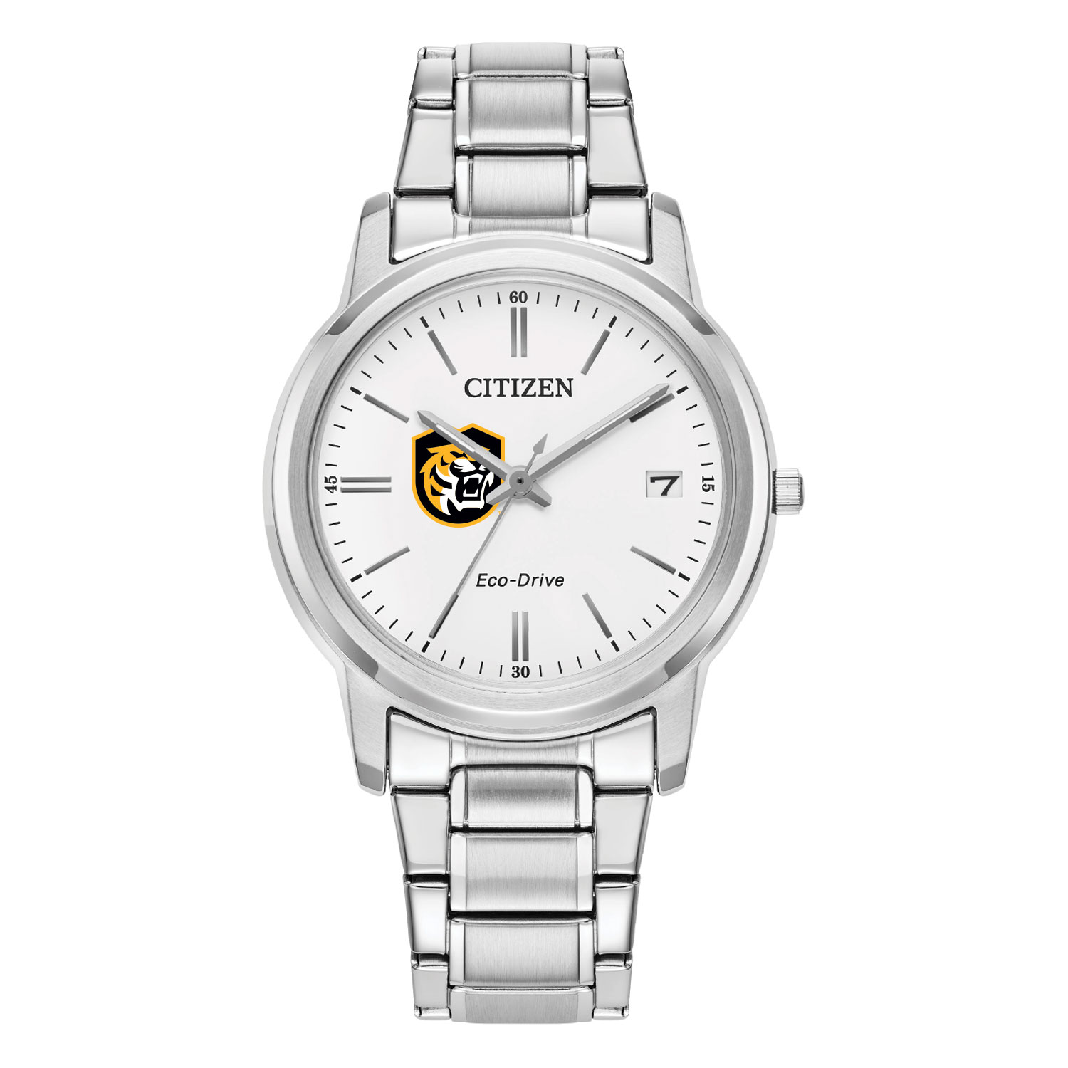 Women's Citizen Watch  Silver Colorado College Tigers Eco-Drive White Dial Stainless Steel Watch