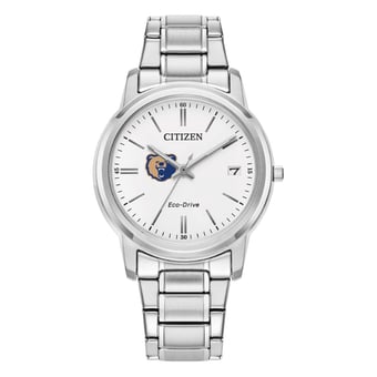 Women's Citizen Watch  Silver Morgan State Bears Eco-Drive White Dial Stainless Steel Watch