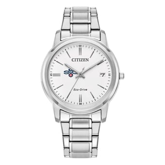 Women's Citizen Watch  Silver Saint Mary's Gaels Eco-Drive White Dial Stainless Steel Watch