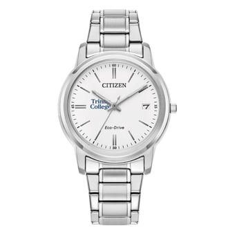 Women's Citizen Watch  Silver Trinity Bantams Eco-Drive White Dial Stainless Steel Watch