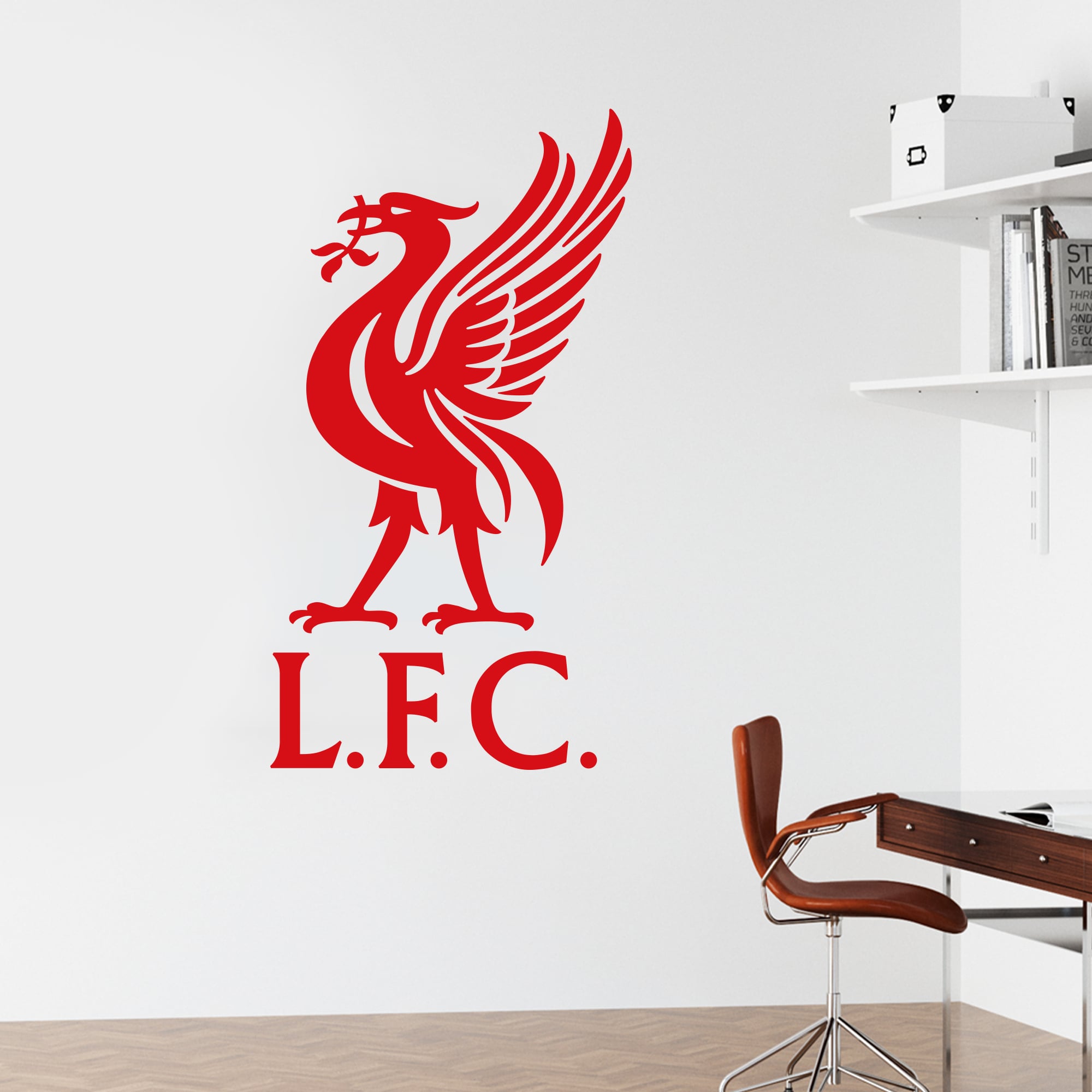 Autocollant mural Liverpool Liver Bird - 60 cm de hauteur x 30 cm de largeur - No Gender Taille: One Size Only