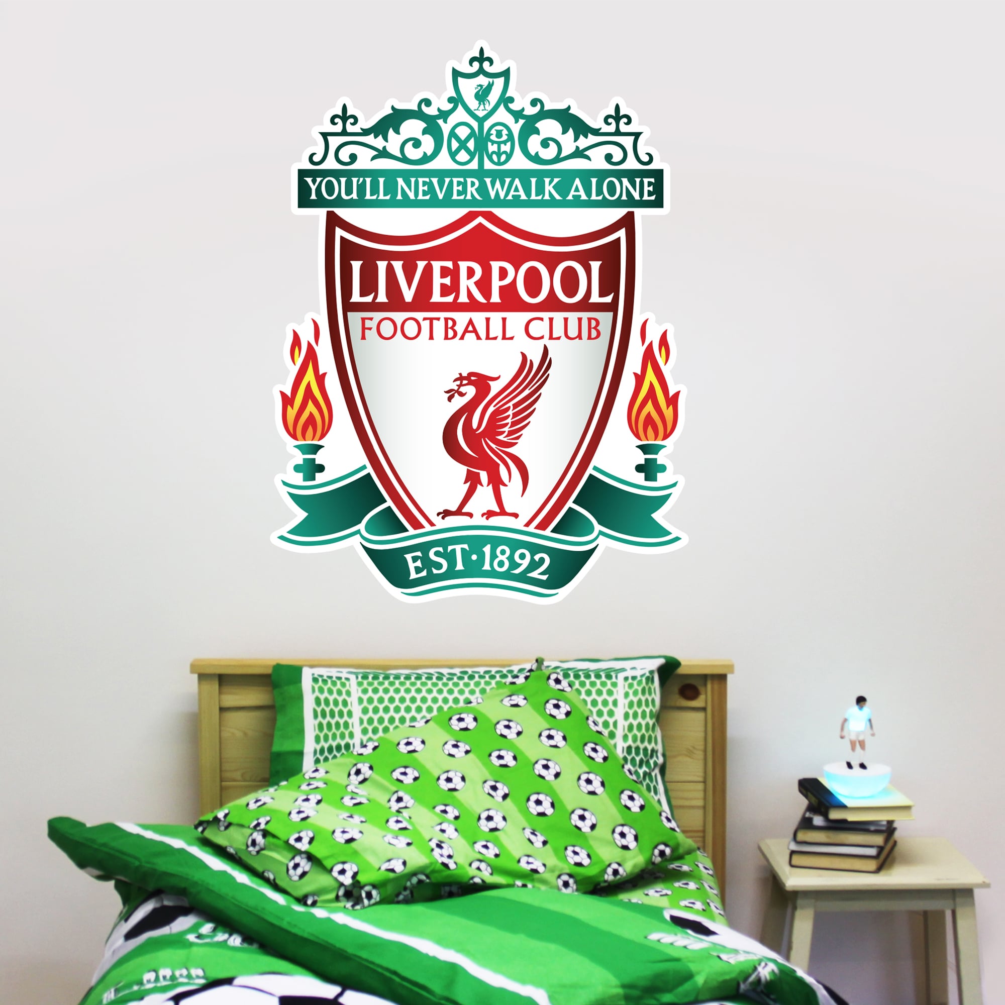 Autocollant mural Liverpool Crest - 60 cm de hauteur x 45 cm de largeur - No Gender Taille: One Size Only