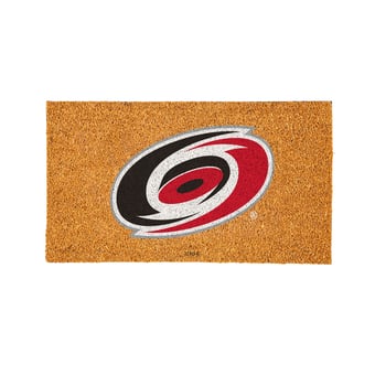 Carolina Hurricanes 28" x 16" Logo Turf Mat