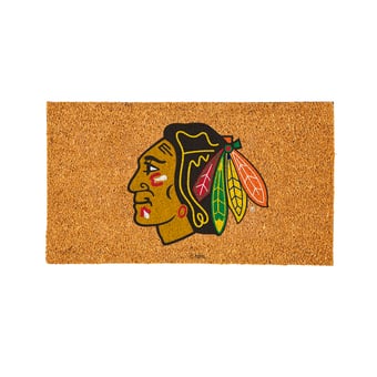 Chicago Blackhawks 28" x 16" Logo Turf Mat