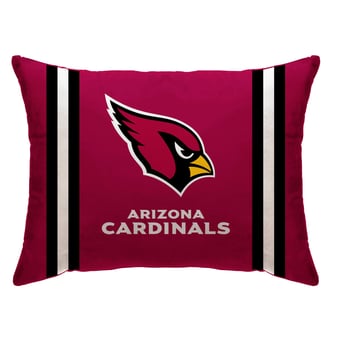 Arizona Cardinals 20" x 26" Standard Stripe Logo Micro Plush Bed Pillow Cover