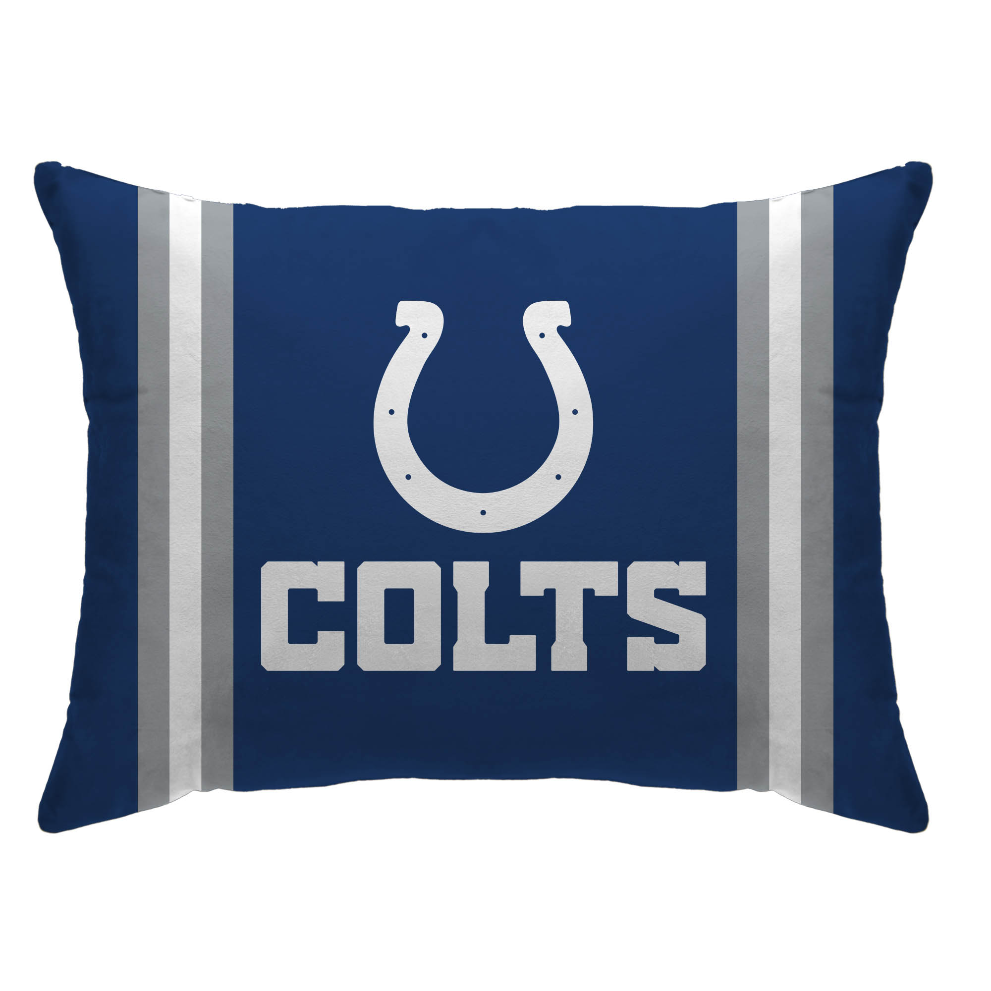 Indianapolis Colts 20" x 26" Standard Stripe Logo Micro Plush Bed Pillow Cover