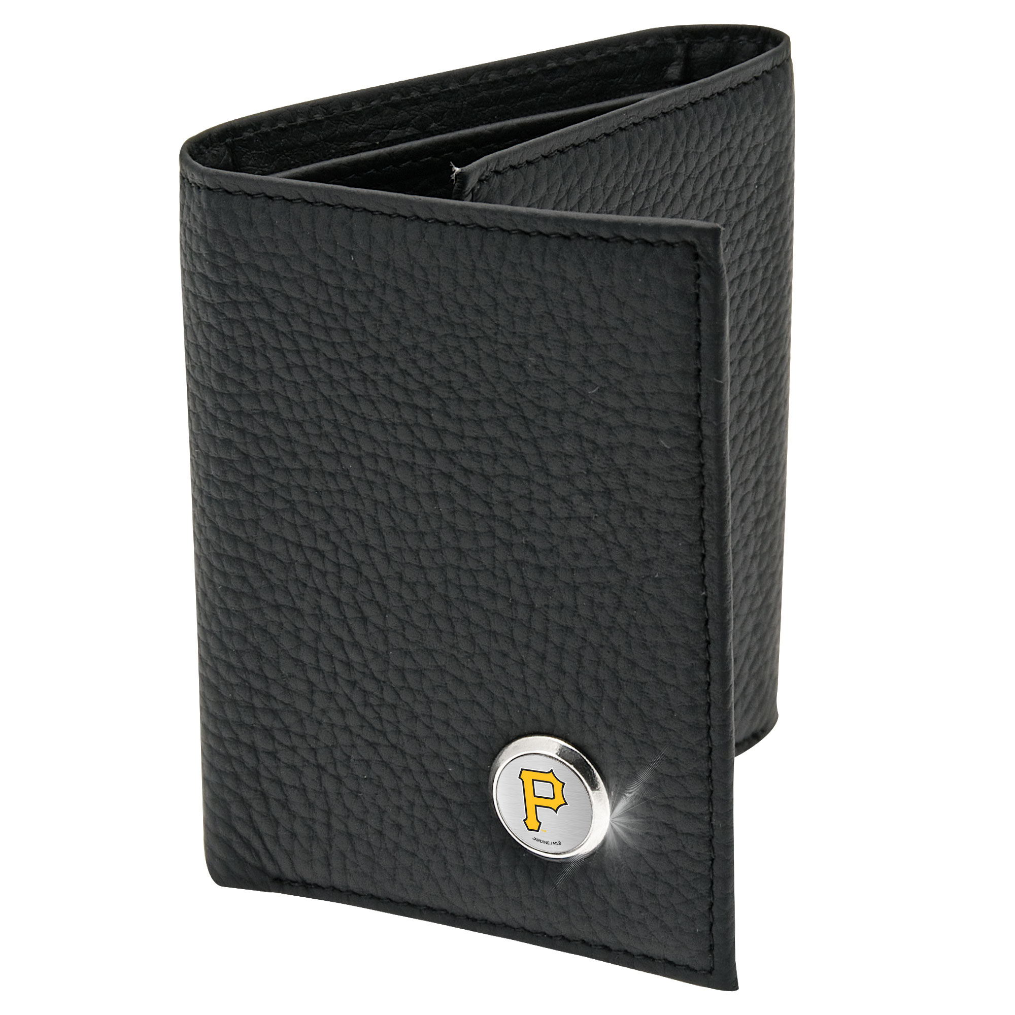 Men's Black Pittsburgh Pirates Leather Wallet
