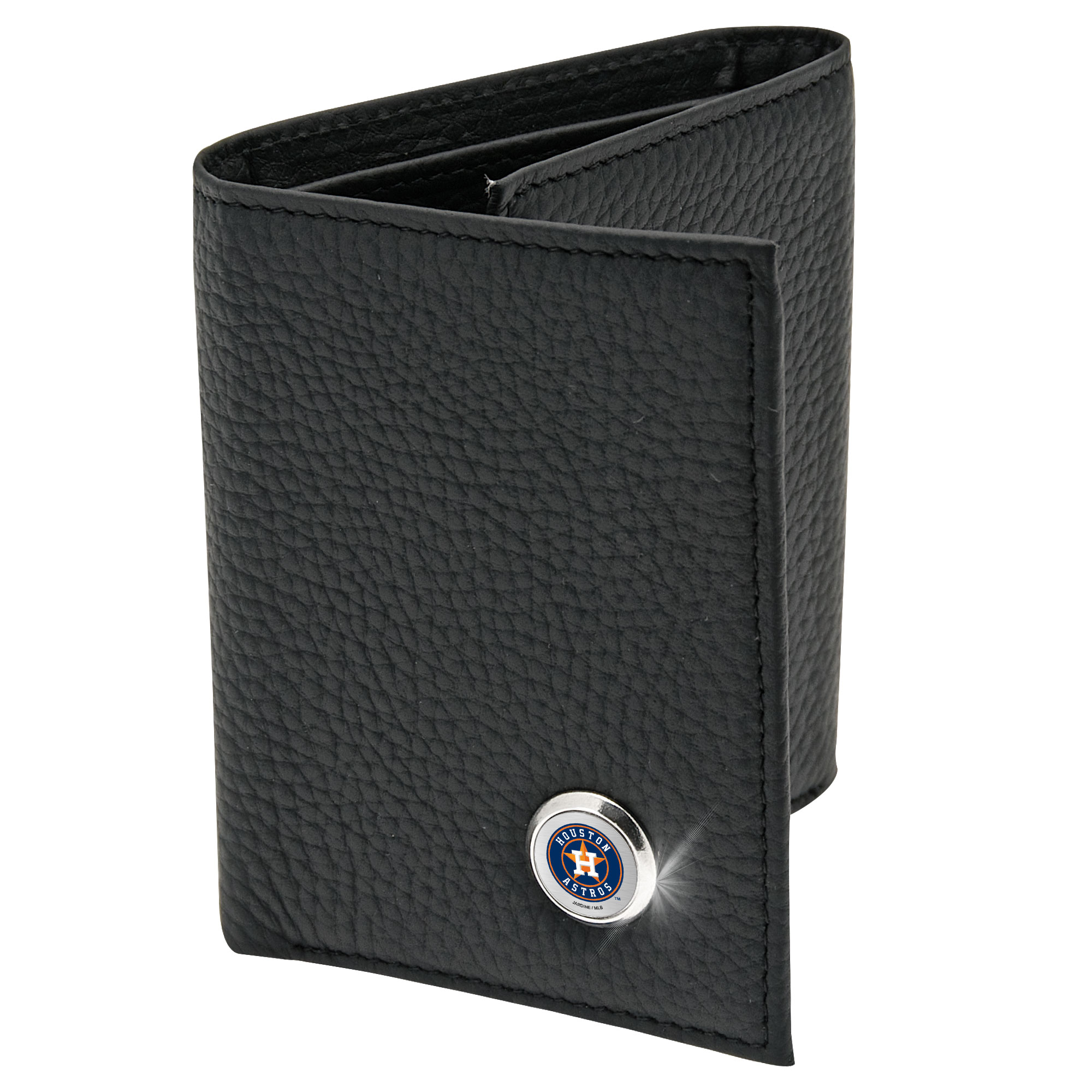 Men's Black Houston Astros Leather Wallet